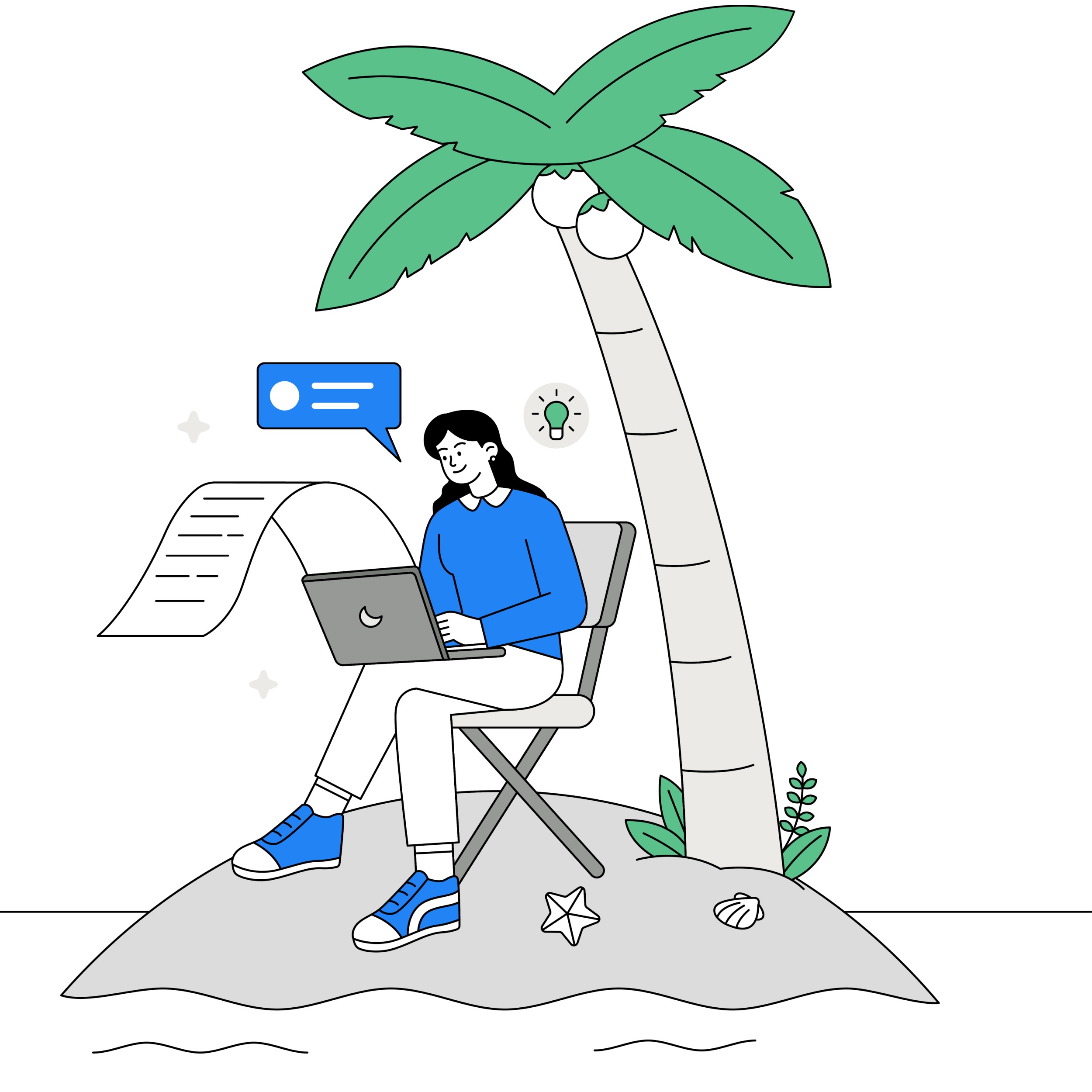 Content production illustration